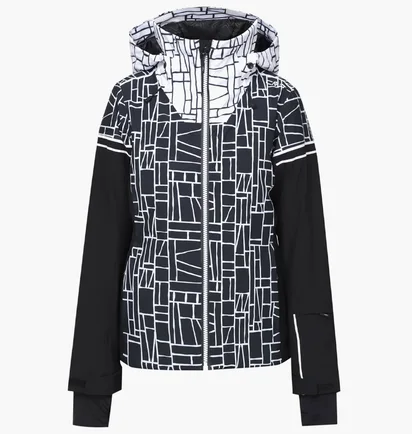 Куртка женская Cmp Jacket Fix Hood Black/White 31W0076-15Zh