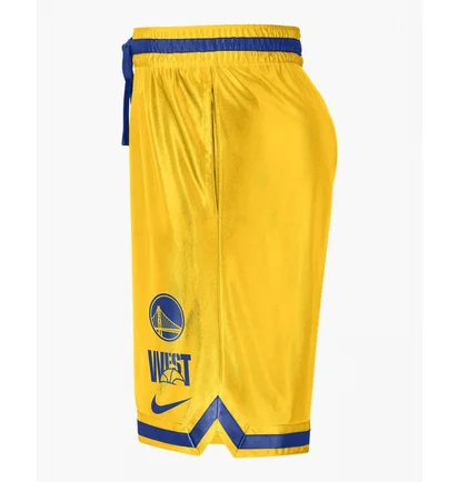 Шорты мужские Nike Golden State Warriors Courtside Blue/Yellow Dr9360-728