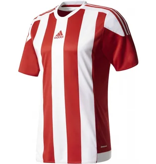 Футболка мужская Adidas Jersey Striped 15 Jsy White/Red S16137