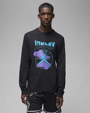 Лонгслив мужской Air Jordan T-Shirt Sport Black FD7004-011