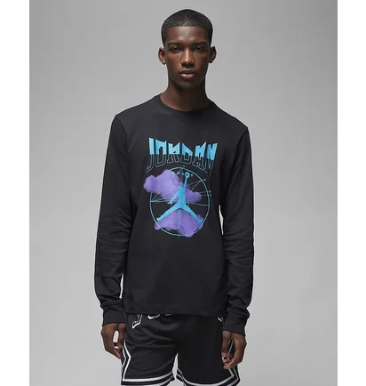 Лонгслив мужской Air Jordan T-Shirt Sport Black FD7004-011