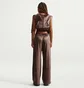 Штаны женские Nike Sportswear High-Waisted Wide-Leg Brown IQ0681-237