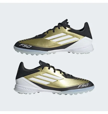 Сороконіжки унісекс Adidas Messi F50 League Tf Metallic/Black IG9282