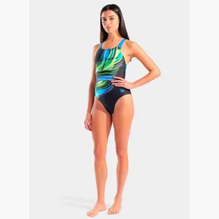 Купальник жіночий Arena Bloom Swimsuit Swim Pro Back L Black 010265-556