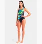 Купальник женский Arena Bloom Swimsuit Swim Pro Back L Black 010265-556