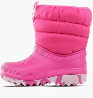 Чоботи дитячі CROCS Classic Neo Puff Boot Pink 207683-6X0