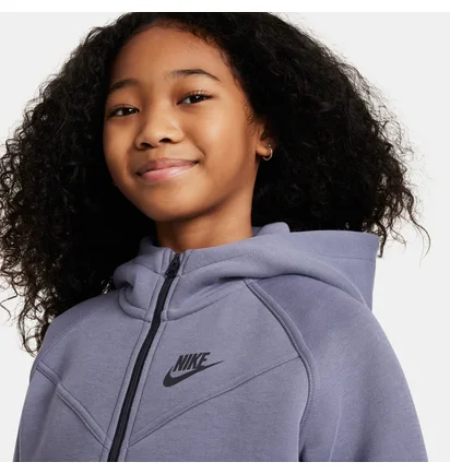 Толстовка детская Nike Zip-Up Hoodie Tech Fleece Blue FD2979-003