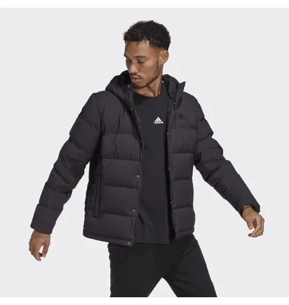 Пуховик чоловічий Adidas Helionic Ho Jkt Black HN5640