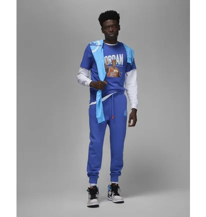Штани чоловічі Jordan Flight Mvp Fleece Pants Blue DV7596-480