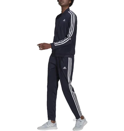 Спортивный костюм женский Adidas Essentials 3-Stripes Black H10155