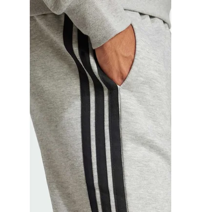 Штани чоловічі Essentials Essentials 3-Stripes Fleece Grey JE6318