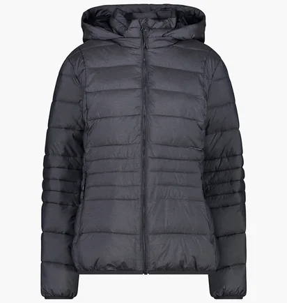 Куртка женская CMP Jacket Snaps Hood Black 33K1706M-U890