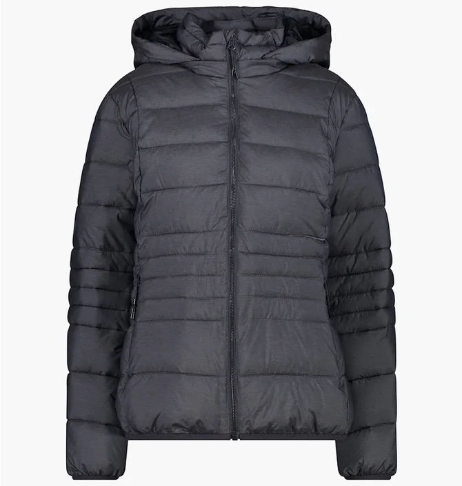 Куртка женская CMP Jacket Snaps Hood Black 33K1706M-U890