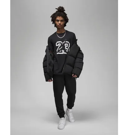Футболка мужская Air Jordan Flt Ess Jm Crew Black FB7394-011