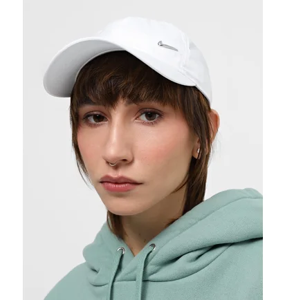 Кепка дитяча Nike Dri-Fit Club Metal-Swoosh White FB5064-100