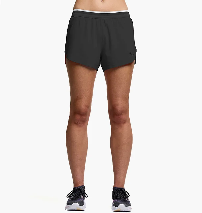 Шорты женские Saucony Kinvara 3 Short Black SAW800474-BK