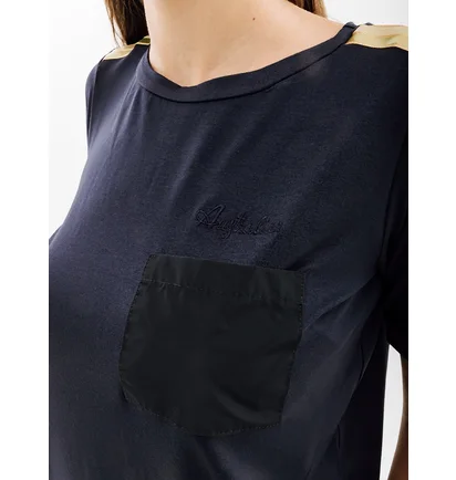 Футболка женская AUSTRALIAN Gold Tape Jersey V Tee Black LSDTS0028-200
