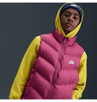 Жилетка детская Nike K Nsw Tf Adp Puffer Vest Pink HJ2537-634
