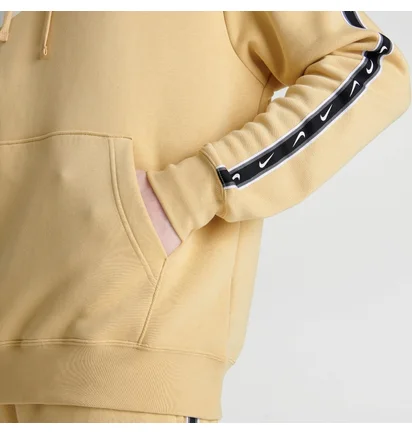 Худи мужское Nike Sportswear Repeat Fleece Pullover Hoodie Yellow Dx2028-252