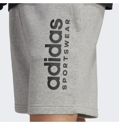 Шорты мужские Adidas All Szn Fleece Graphic Shorts Grey IC9796