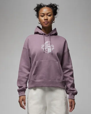 Худі жіноче Air Jordan Brooklyn Fleece Graphic Hoodie Violet FD7154-508