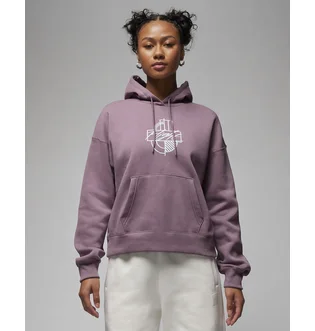 Худи женское Air Jordan Brooklyn Fleece Graphic Hoodie Violet FD7154-508