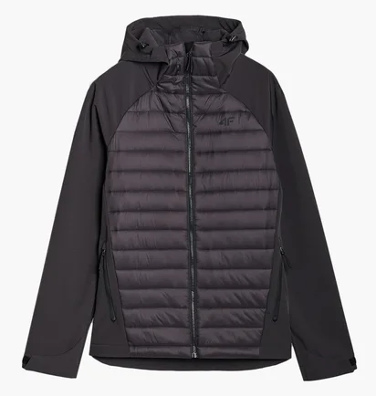 Куртка чоловіча 4F Windproof Softshell Black 4FSSS25TSOFM425-22S