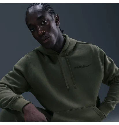 Худи мужское Nike Psg Club Olive HM2888-325