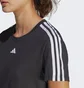 Футболка жіноча Adidas Aeroready Train Essentials 3-Stripes Tee Grey Ic5039