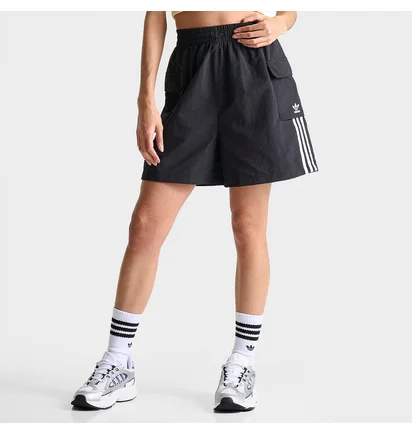 Шорты женские Adidas Originals Adicolor Cargo Lifestyle Shorts Black JH1077