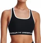 Топ женский Under Armour Soutien-Gorge Crossback Mid Black 1370069-001