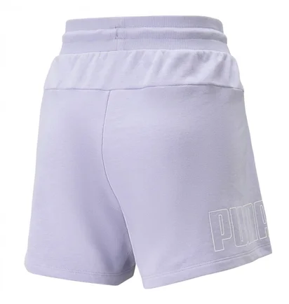 Шорты женские Puma Power Colorblock High-Waist Shorts Violet 673640-25