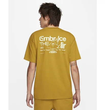 Футболка мужская Nike T-Shirt Max90 Sportswear Yellow FJ1085-716