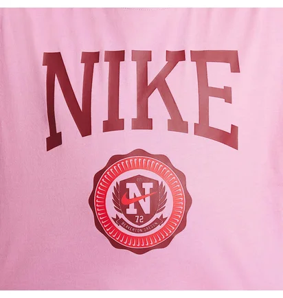 Футболка детская Nike Sportswear T-Shirt Pink HM6303-646