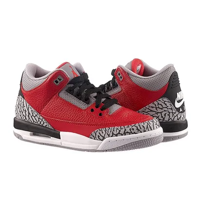 Кроссовки детские Jordan 3 RETRO SE (GS) Red CQ0488-600