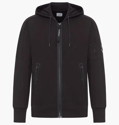 Толстовка чоловіча C.P. Company Fleece Black RCCMSS716A005086W