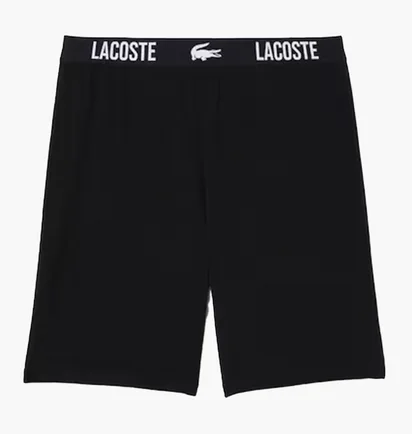 Шорты мужские Lacoste Repeat Waistband Shorts Black GH8303-00-031