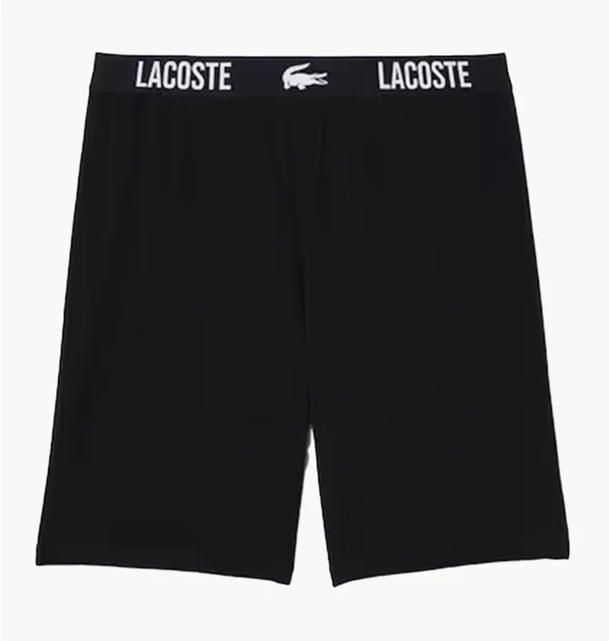 Шорты мужские Lacoste Repeat Waistband Shorts Black GH8303-00-031