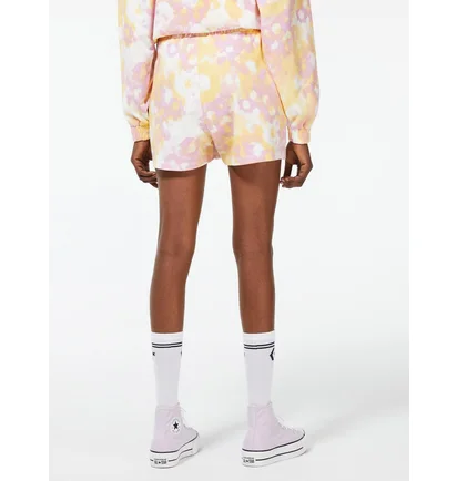 Шорти жіночі Converse W Twisted Classic All Over Print Short Beige 10023198-698