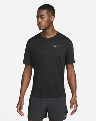 Футболка мужская Nike Df Miler Top Ss Black CU5992-010