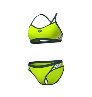 Купальник женский Arena Icons Bikini Cross Back Solid Green 005037-660