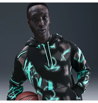 Худи мужское Nike Ja Mclub Bb Black/Green HV3378-339