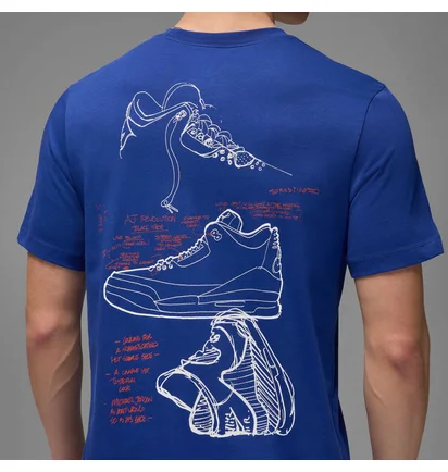 Футболка чоловіча Air Jordan Brand Rare Aj3 Ss Crew Blue IB7526-485