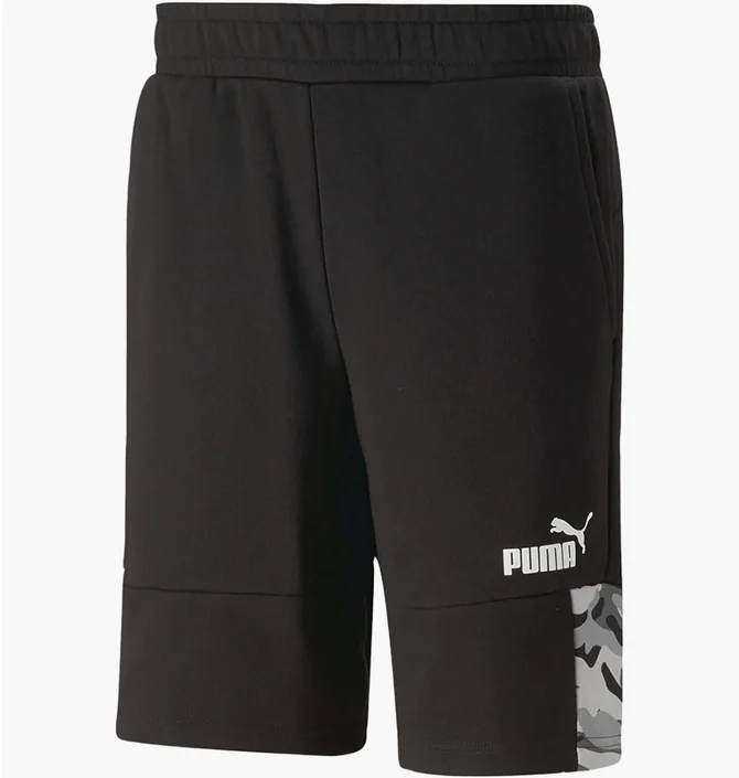 Шорты мужские Puma Essential Block Camo Black 673340-01