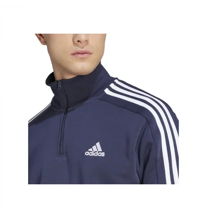 Кофта мужская Adidas Essentials Fleece Halfzip Sweatshirt Blue IJ8904