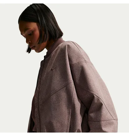 Бомбер женский Nike Sportswear Oversized Bordo IF0313-502