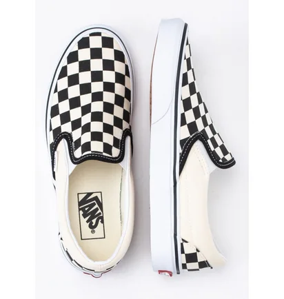Кеды унисекс Vans Classic Slip-On Beige/Black VN000EYEBWW1M