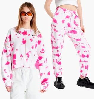 Спортивный костюм женский Nike Sportswear Oversized Fleece Pink DM6357-621__DM6363-621