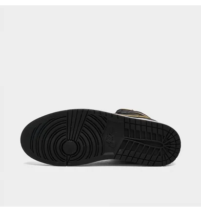 Кросівки чоловічі Air Jordan Retro 1 Mid Casual Shoes Black DQ8426-071