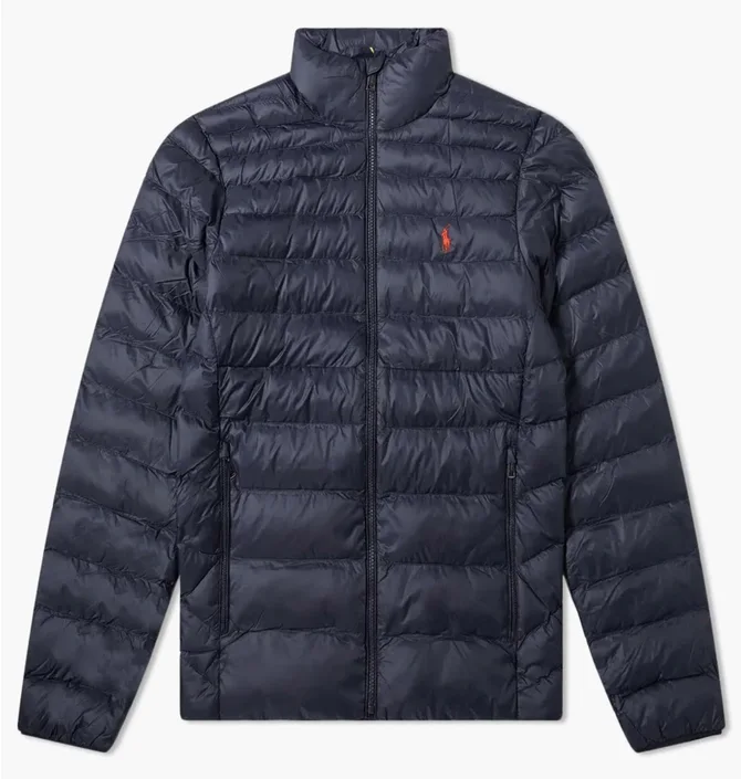 Пуховик чоловічий Polo Ralph Lauren Recycled Lightweight Down Jacket Blue 710810897007
